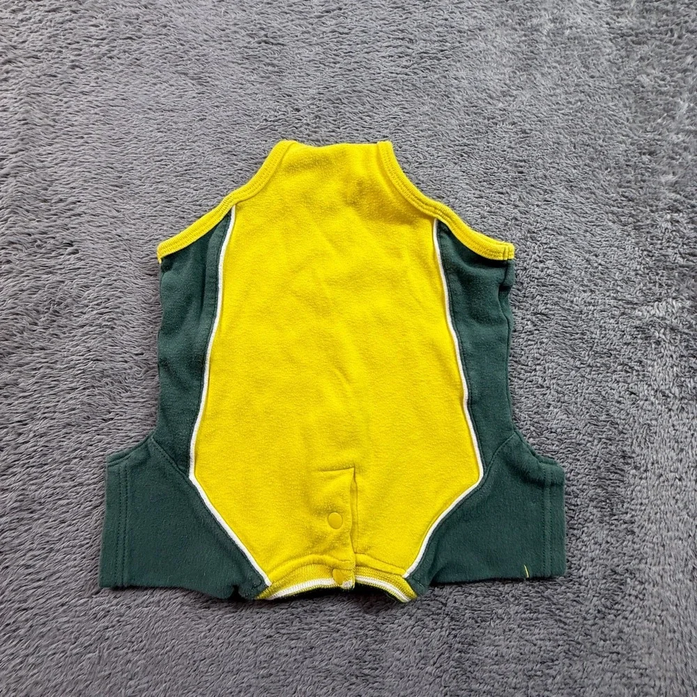 Nike Team Oregon Ducks Baby Bib Bodysuit Yellow Green 6/9M NCAA